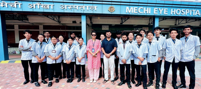 Internship at Mechi Eye Hospital